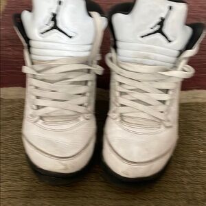 Air Jordan White and Black Sneakers
